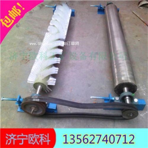 皮帶清掃器輥 尼龍絲螺旋式毛刷輥煤礦